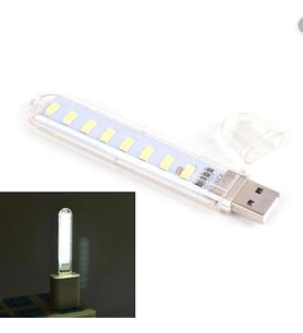 APPA TAŞINABİLİR 8 LEDLİ BÜYÜK FLASH USB LED IŞIK GECE LAMBASI SRF-LD-05 (Boş)
