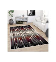 Rovigo Home Dijital Baskı Yıkanabilir Kaymaz Taban Salon Halısı RVG0389 (Bordo)