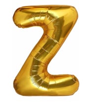 Harf Folyo Balon 80 Cm Gold Z
