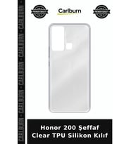 Honor 200 Şeffaf Clear TPU Silikon Kılıf Telefon Aksesuarı Cihaz Kapağı