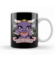 Cute As Hell Kawaii Baphomet Anime Goth Pun Kupa Bardak Porselen