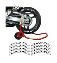 Gogo Lastik Yanak Yazısı 3D Beyaz Dunlop