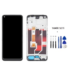 Tkgz - Oppo A96 Uyumlu Lcd Ekran Dokunmatik Servis FULL ÇITALI + TAMİR SETİ