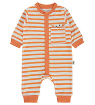 Civil Baby Yengeç Baskılı 1-9 Ay Tulum - Turuncu