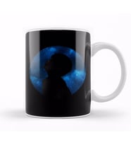 Bts V Tae Silhouette Blue Galaxy Circle Brush Army Kpop Kupa Bardak Porselen