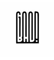 Good Bad Sticker Siyah 13x10 CM (Siyah-Siyah)