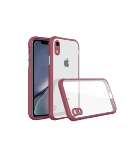Çınarcık Dev iPhone XR Kılıf Miami Şeffaf Silikon - Fuşya
