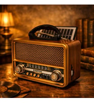 Everton Rt-706 Nostaljik Bluetooth Solar Enerjili Radyo Müzik Çalar