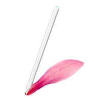 iPad Mini 6 Kablosuz Şarj Olan Avuçiçi Eğim Özellikli (2. Nesil) Kalem (Beyaz)
