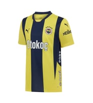 Fenerbahçe Orijinal Lisanslı Unisex 2024-2025 Yeni Sezon Sarı Lacivert Çubuklu Forma (Sarı-Lacivert)