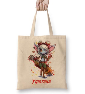 League Of Legends Trıstana Bez Çanta Uzun Saplı
