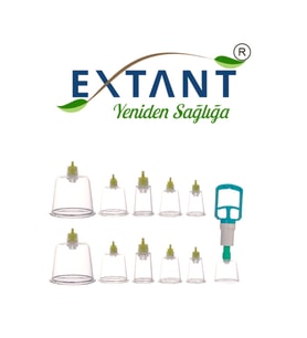 Extant 100 Adet Küçük 4 Cm Hacamat Kupası Masaj Kupası Ve 1 Adet Pompa