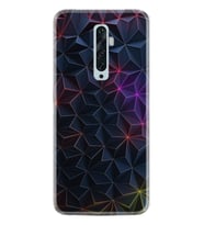 Oppo Reno 2Z 4 Lite 4 Pro 5 6 7 A31 Kılıf Desemli Silikon Renkli Prizmalar 1783