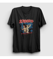 Presmono Unisex Siyah Bonded Exodus T-Shirt 146598tt