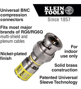 Klein Tools Evrensel Kompresyon Fişi, Vdv813-607