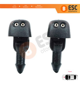 Ford Transit T E 1985-2000 Tourneo 1994-2014 86VB17666BB İçin 2 Adet Ön Cam Silecek Su Fıskiye Memesi