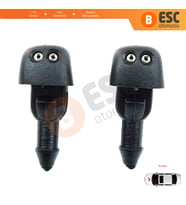 Ford Transit T E 1985-2000 Tourneo 1994-2014 86VB17666BB İçin 2 Adet Ön Cam Silecek Su Fıskiye Memesi