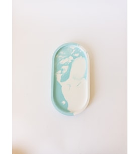 BATİK OVAL TRAY DEKORATİF ALTLIK