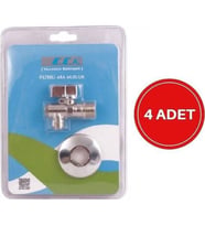 ECA FİLTRELİ ARA MUSLUK 4 ADET