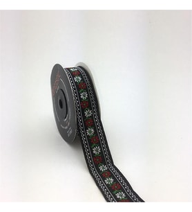 25982-Bordür - 10 mt Siyah