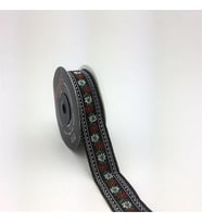 25982-Bordür - 10 mt Siyah