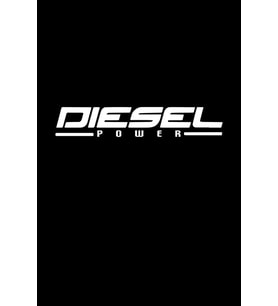 Diesel Power Araba, Motorsiklet, AraçEtiket Cam Sticker 19CM beyaz