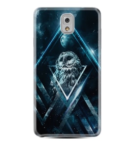 Samsung Note 3 4 5 8 9 20 Ultra 10 Lite Kılıf Desenli Silikon Old Owl 1649