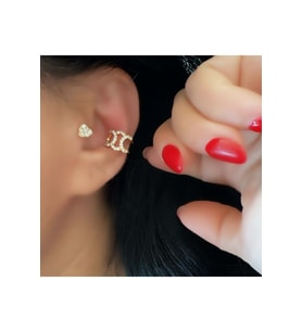 CC KISTIRMALI KIKIRDAK KÜPE GOLD ACR2530