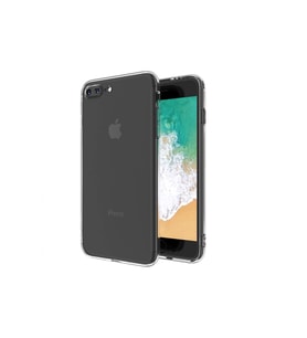 Pilelistore   iPhone 8 Plus Kılıf Deluxe 2mm Şeffaf Silikon