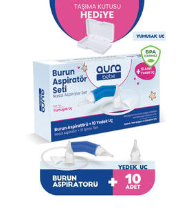 Bebek Burun Aspiratörü ve 10 Adet Yedek Uç