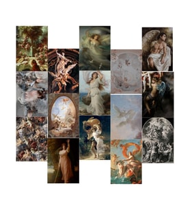 Orora Art-Sanat Temalı Poster Duvar Kağıdı Seti-15li-230g-A5