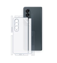 SChitec SAMSUNG Galaxy Z Fold4 Uyumlu Fullbody Arka Kaplama Hidrojel Koruyucu Film