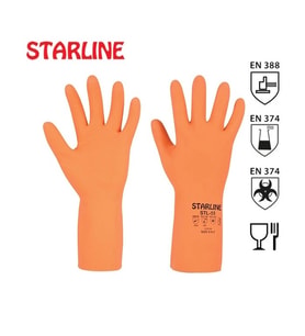 Starline Pamuk Astarlı Doğal Kauçuk Eldiven STL-55