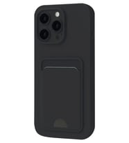 Newface Apple iPhone 16 Pro Kılıf Kelvin Kartvizitli Silikon - Siyah
