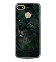 General Mobile GM8 Go GM9 GM20 Pro Plus Kılıf Desemli Silikon Flowers Cat 1345