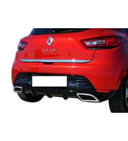 RENAULT CLİO 4 HB UYUMLU EGSOZ ÇIKIŞ KROMU 2 PARÇA 2012-2019 PASLANMAZ KROM