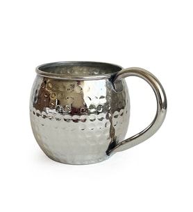 Shark Anatolia Luna Petekli Bakır Kupa Bardak Mug Nikel Kaplama