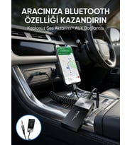 Kablosuz Müzik Aktarımı Sağlayan USB AUX Adaptörü