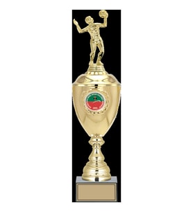 ODAK KUPA - Figürlü Kupalar - Voleybol Kadın Figürlü Kupalar FG-079 C - 48 cm