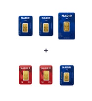 Nadir Gold 24 Ayar 19,5 Gram Altın (1 Ad 10 Gram Altın + 3 Ad 2,5 Gram Altın + 2 Ad 1 Gram Altın )