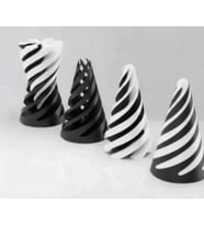Spiral Geçmeli Koni Stres Çarkı - Masaüstü Dekoratif Obje Görsel İllüzyon - Fidget Stres Oyuncağı