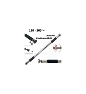 Krom Koridor Barfiksi 120-200 Cm Arası Barfix Spor Aleti Demiri Barfiks