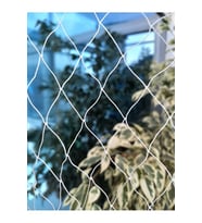 Kuş Filesi 2,5x50 Metre Kuş Ağı Balkon Ağı Kedi Filesi Balkon Filesi Güvercin Kuş Önleme Filesi (Beyaz)