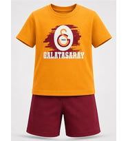 Civil Boys Galatasaray GS Arma Baskılı 3-13 Yaş Takım - Sarı