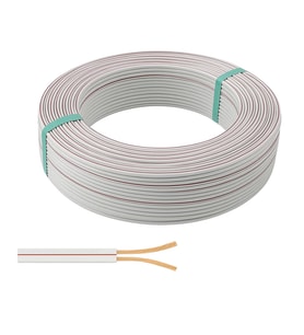 Elektrik Kablosu 0.75 mm İki Damar 100m Bakır Kablo %100 Bakır Dayanıklı Ve Esnek Kablo
