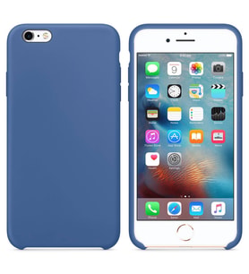 Apple iPhone 6 Plus Altı Açık Liquit Lansman Silikon Menekşe mavisi