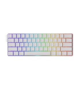 AKKO MONSGEEK FUN60 Ultra Shine-Through White Hall Effect Manyetik Switch ARGB Kablosuz Hotswap Mekanik Gaming Klavye