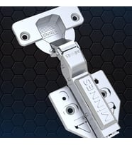 Minnes 3D Frenli Menteşe Deveboynu - 2 Adet (Gri)