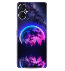 Tecno Spark 9T Kılıf Silikon Desen Özel Seri Star Planet 1652