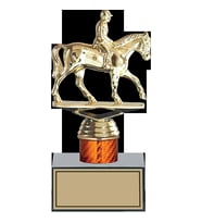 ODAK KUPA - Figürlü Kupalar - At / Binici Figürlü Kupalar FG-003 C - 19 cm